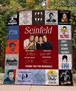 Seinfeld Vintage Quilt Blanket Bed Set Queen