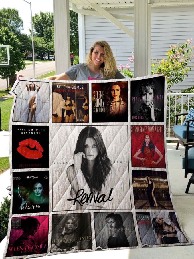 Selena Gomez Inspired Quilt Bedding Set for Fans With A Quilt Blanket Touch