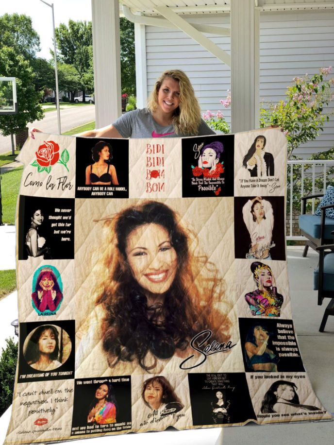 Selena Quintanilla Tribute Quilt Bedding Set for Fans
