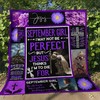 September Girl Theme - Religious Quilt Bedding Set for September Birthdays