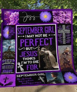 September Girl Theme - Religious Quilt Bedding Set for September Birthdays