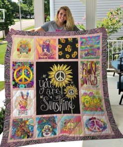 Serene Hippie Sunflower Quilt For Ultimate Relaxation