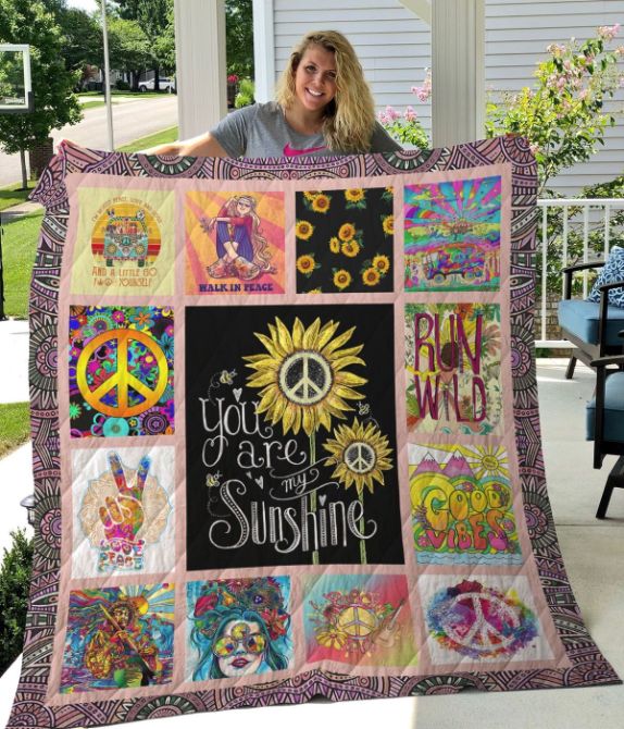 Serene Hippie Sunflower Quilt For Ultimate Relaxation