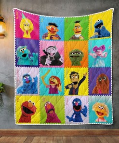 Sesame Street 3 Quilt Bedding Set for Kids