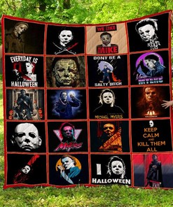 Set The Mood With This Michael Myers Everyday Is Halloween Quilt Blanket