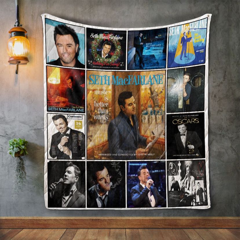 Seth Macfarlane Quilt Bedding Set for Comedy Fans