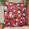 Sexy Betty Boop Christmas Gifts Lover Quilt Bedding Set for Cartoon Fans