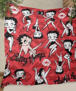 Sexy Betty Boop Christmas Gifts Lover Quilt Bedding Set for Cartoon Fans