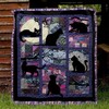 Shadow Cat Lo Quilt Blanket for a Cozy Night In