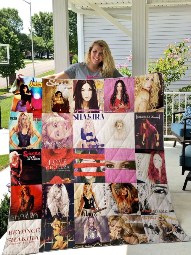 Shakira Style 2 Quilted Bedding Set - Perfect for Fans