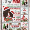 Share the Sunshine with Your Mom on Christmas â€“ Personalized Fleece Blanket