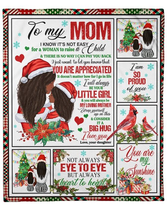 Share the Sunshine with Your Mom on Christmas – Personalized Fleece Blanket