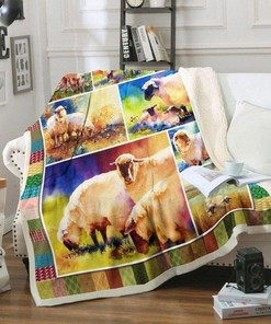Sheep Lover 1 Premium Quilt Bed Set for Animal Lovers