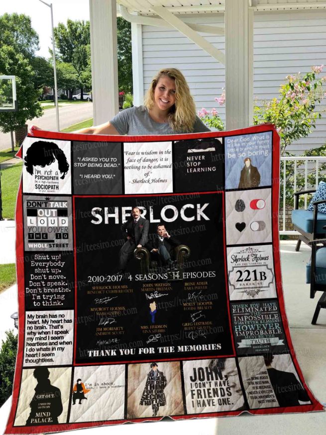 Sherlock TV Show-Inspired Quilt Bedding Set
