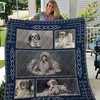 Shih Tzu Picture Quilt Bedding Set for Dog Lovers