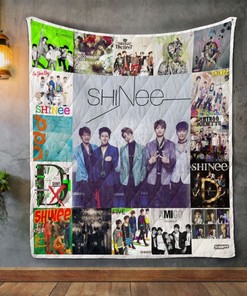 Shinee Album Covers Quilt Bedding Set - Personalized Bedding Set for Music Fans