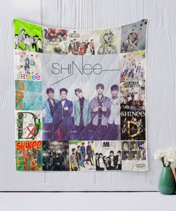 Shinee Korean Pop Music Quilt Bedding Set for Fans