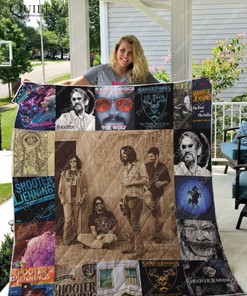Shooter Jennings Albums Quilt Bedding Set Vintage Ver 17, Honoring the Outlaw Country Singer