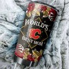 Show Your Flames Support with This World's Best Mom NHL Tumbler