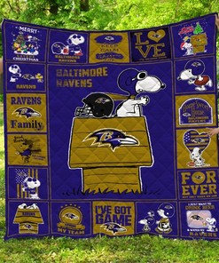 Show Your Love For Baltimore Ravens With SN Br Quilt Blanket