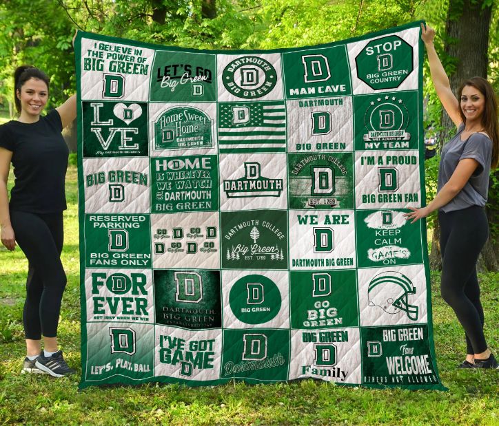 Show Your Love For Dartmouth Big Green With This Quilt Blanket
