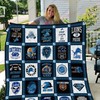 Show Your Love For Detroit Lions With Go Lions Football Quilt Blanket
