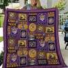 Show Your Love For The Team With LSU Tigers Quilt Blanket