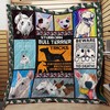 Show Your Love For Your Furry Friend With Bull Terrier Quilt Blanket