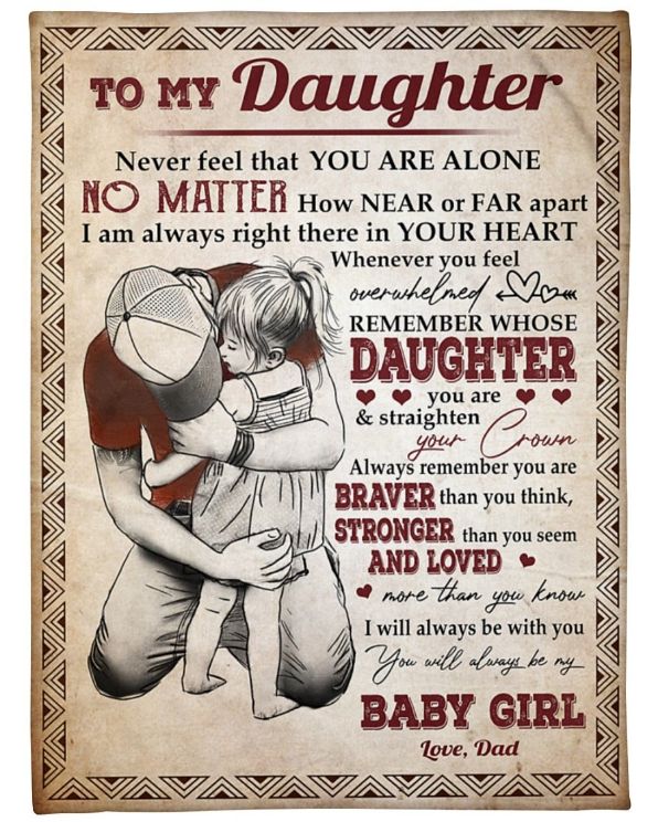 Show Your Love To Your Daughter With A Fleece Blanket Quilt From Dad