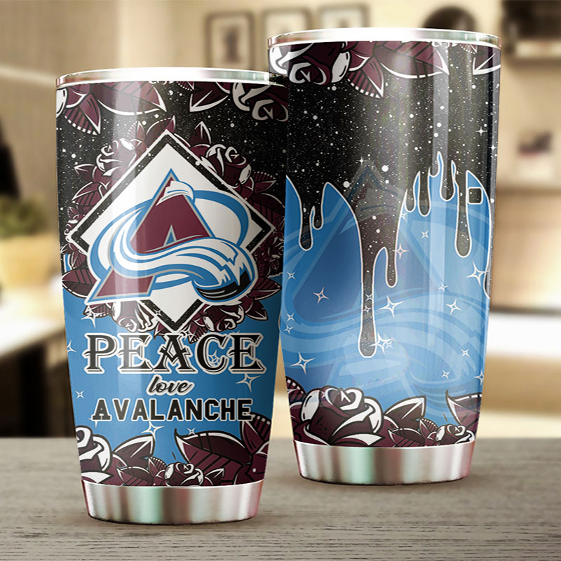 Show Your Love for Colorado Avalanche with This Peaceful and Lovely Tumbler - Image 2