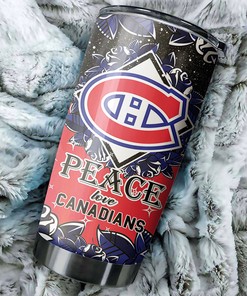 Show Your Love for Montreal Canadians with This Peace Love NHL Tumbler