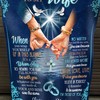 Show Your Love with Brave Wife Fleece Blanket Quilt Blanket