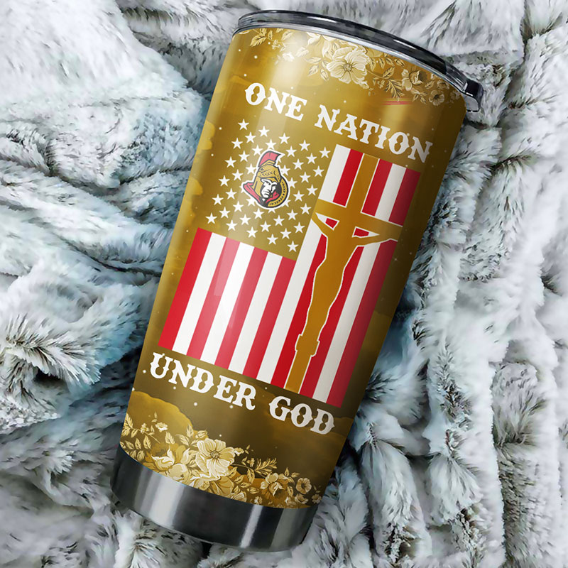 Show Your Senators Support with This One Nation Under God NHL Tumbler