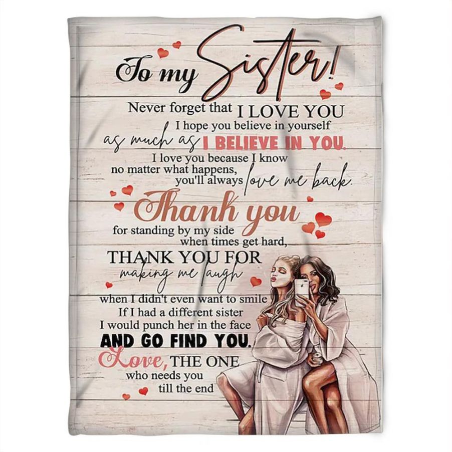 Show Your Sister Your Love with a Heartfelt Blanket Gift