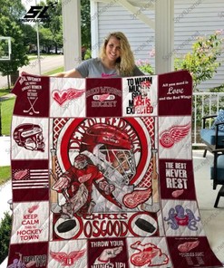 Show Your Support For Detroit Red Wings With This Quilt Blanket