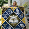 Show Your Support With Nashville Predators Stand With Us Quilt Blanket