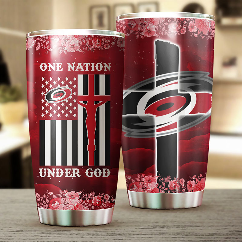 Show Your Support for Hurricanes and Country with This NHL Tumbler - Image 2
