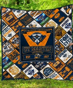 Show Your Support for UT Martin Skyhawks with NCAA Quilt Blanket