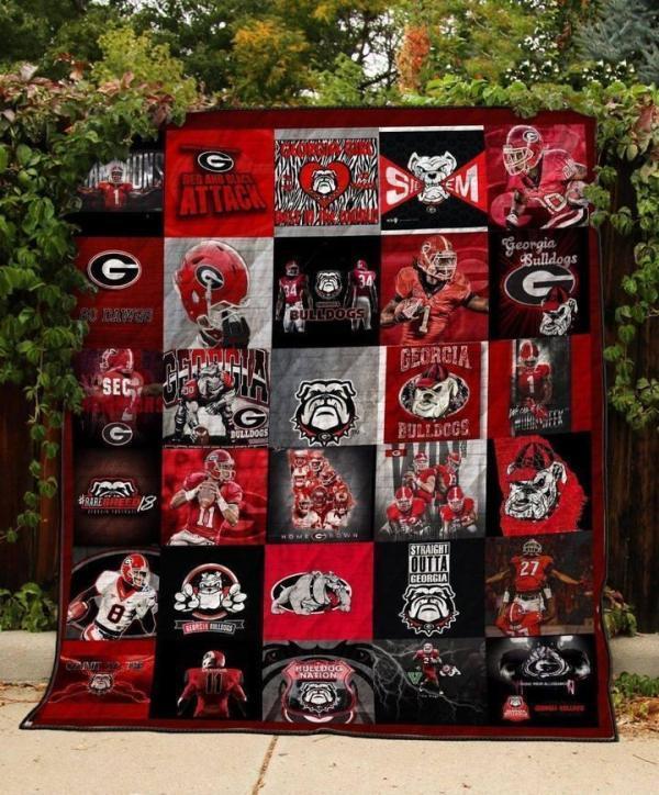 Show Your Support with This Georgia Bulldogs Quilt