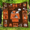 Show Your Team Spirit with Cleveland Browns Sn Clb Quilt Blanket