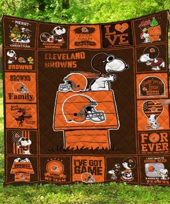 Show Your Team Spirit with Cleveland Browns Sn Clb Quilt Blanket