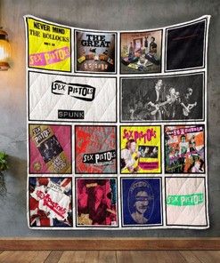 Show off your love for the Sex Pistols with this album cover inspired quilt blanket
