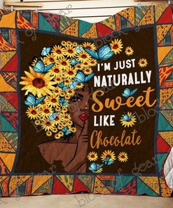 Show your pride with this Proud Black Woman Quilt Bedding Set