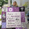 Show your strength as both a nurse and a mom with this Quilt Bedding Set