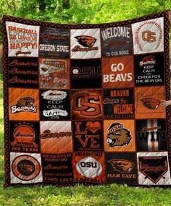Show your support for the Oregon State Beavers with this Quilt Bedding Set