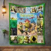 Shrek Cartoon Movie Quilt Bedding Set for Fans