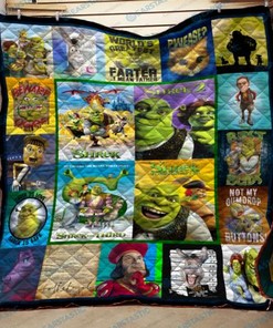 Shrek Collage Quilt H1410 - Perfect for Fans of the Classic Movie