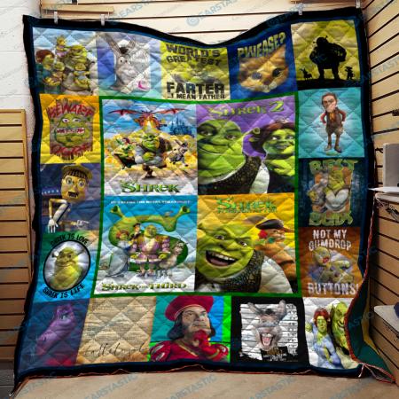 Shrek Collage Quilt H1410 - Perfect for Fans of the Classic Movie