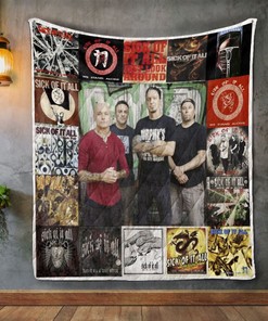 Sick of It All Album Covers Quilt Bedding Set with Quilt Blanket, Great Gifts for Music Lovers