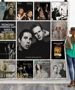 Simon And Garfunkel Albums Ver02 Quilt Bedding Set for Folk Music Fans